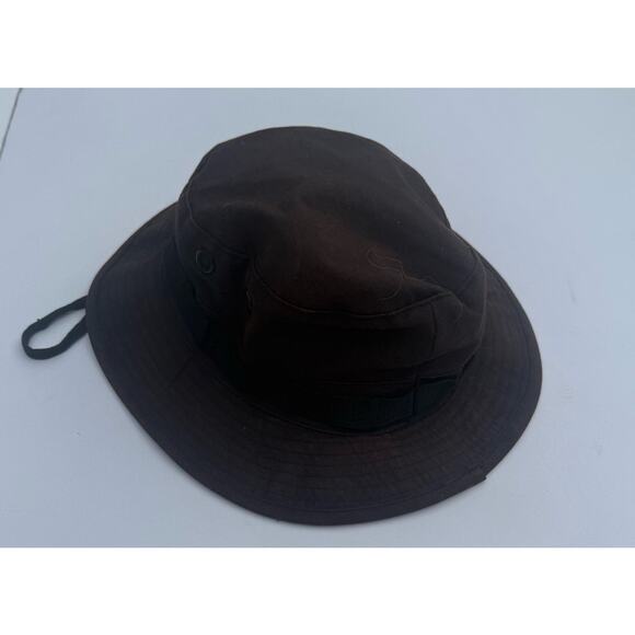 Brown Hat with Strap Size 7 1/2 - Picture 1 of 5